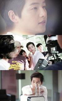 宋仲基拍摄花絮,镜头背后的甜蜜瞬间